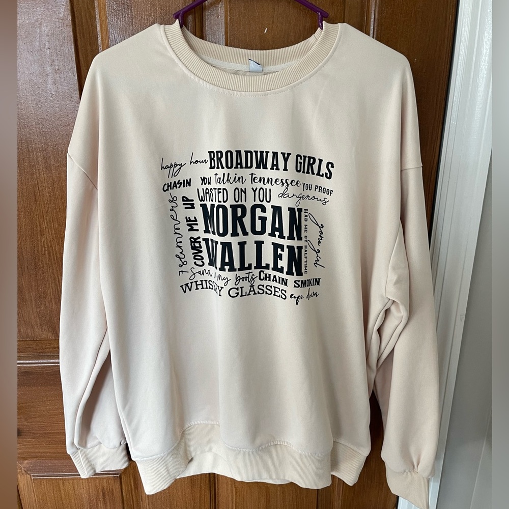 Morgan Wallen crewneck sweatshirt (XL)